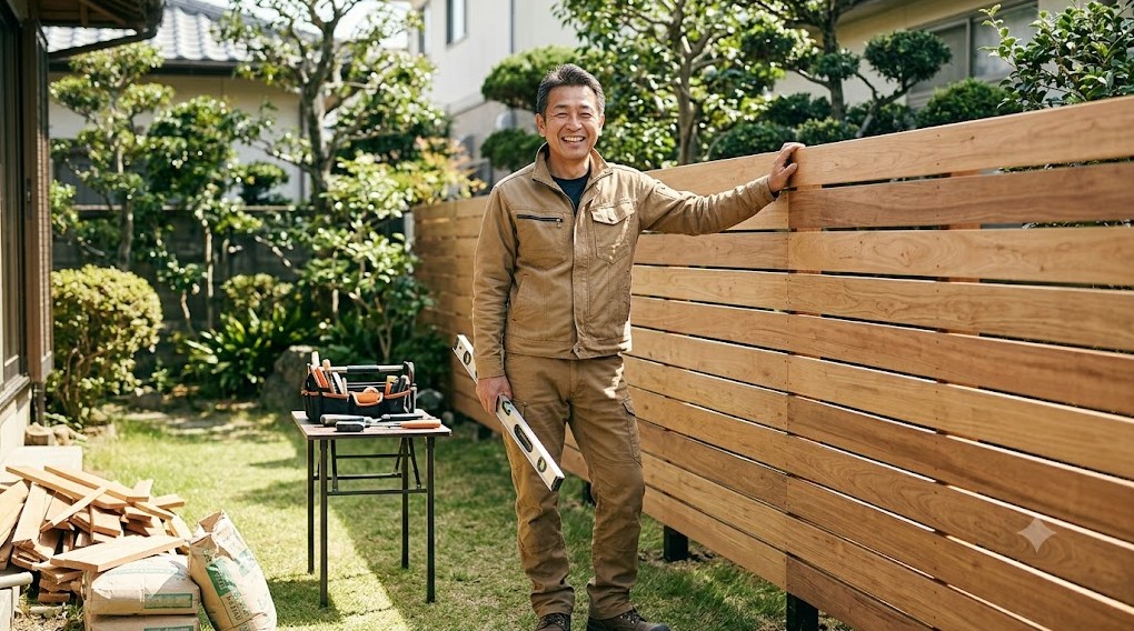 外構フェンスDIYはどこまでできる？必要な材料と失敗しやすい点