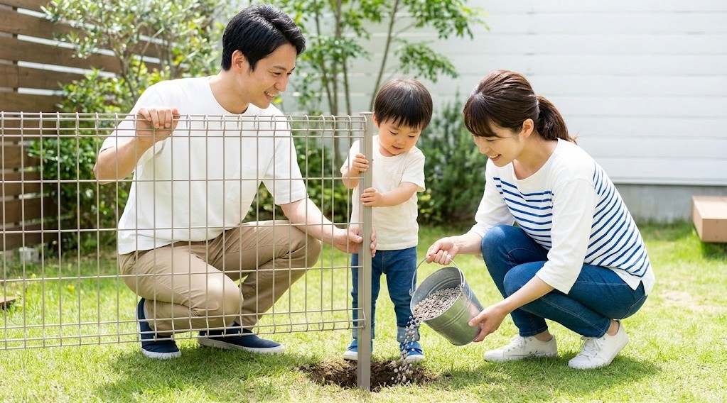 簡易フェンスならDIYしやすい