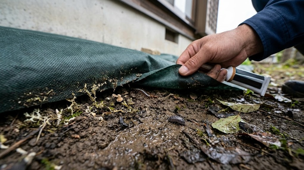 水はけ悪化と害虫繁殖への対処法
