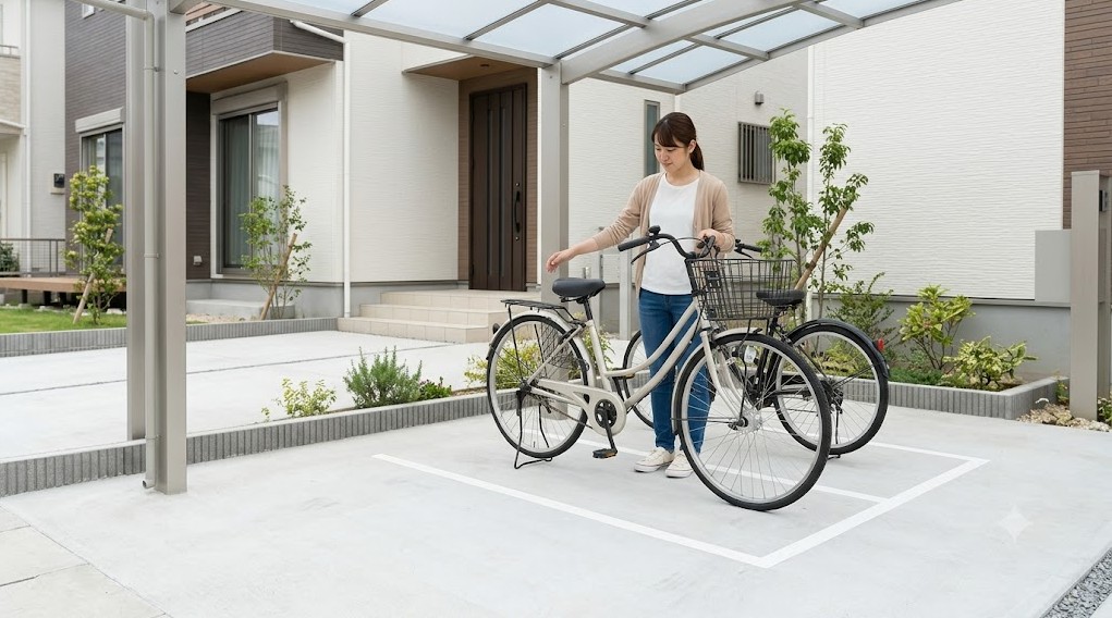 自転車に必要なスペースの目安