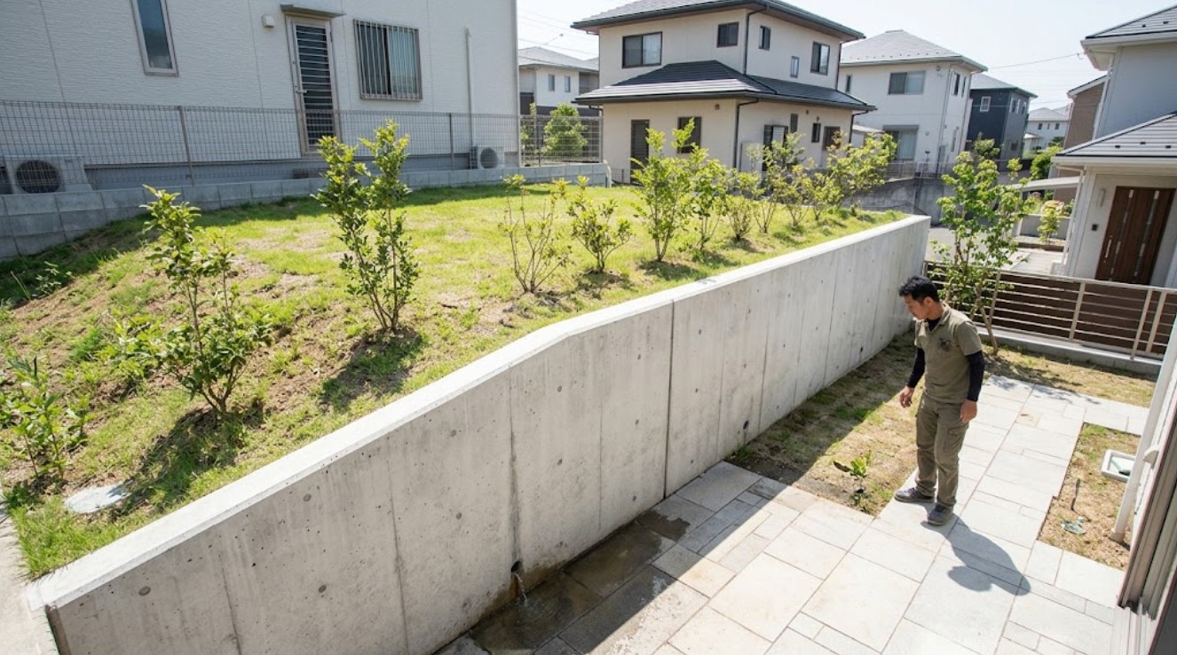 外構の土留め・擁壁は必要？費用と境界工事の注意点