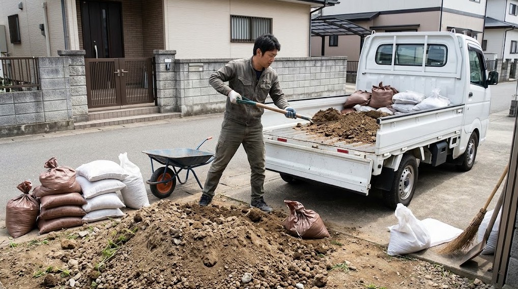 盲点となる外構残土と残土処分
