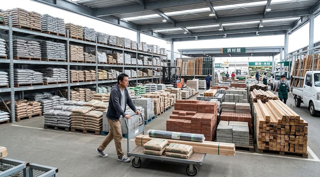 外構DIYはホームセンターを活用