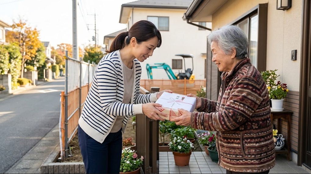 事前の挨拶回りと適正な粗品の相場