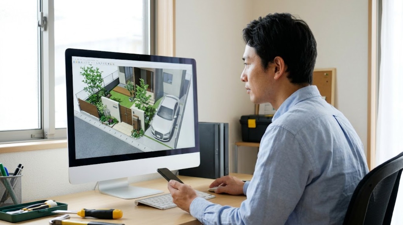 外構シミュレーション無料ツール比較｜CAD・アプリ・AIの使い方