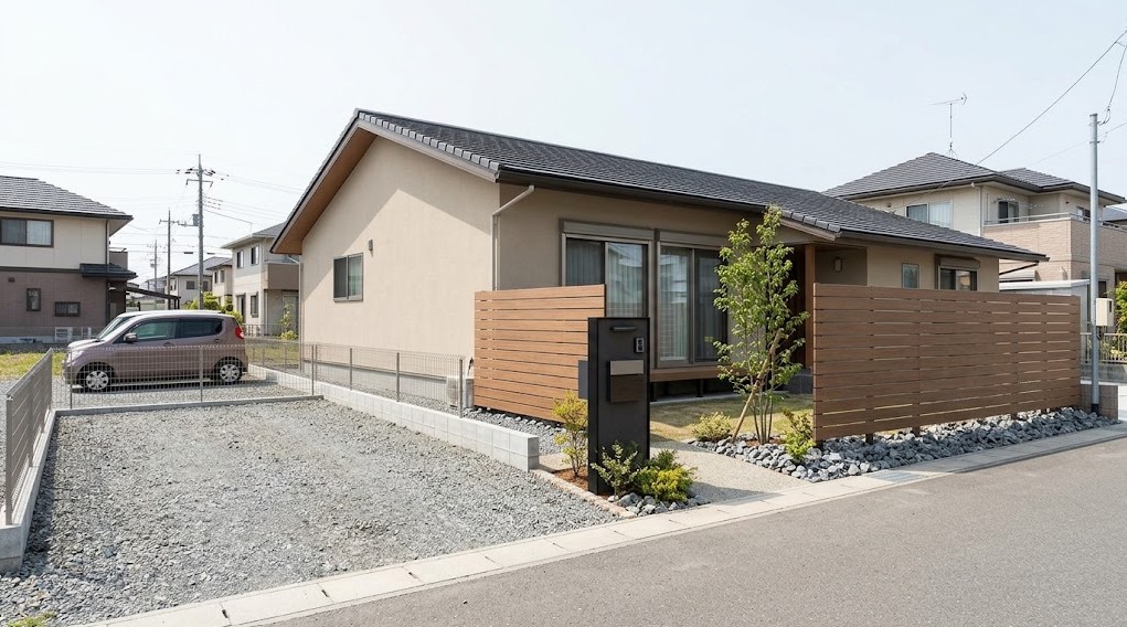 平屋外構の作り方｜中庭・目隠し・駐車場配置で後悔しないコツ