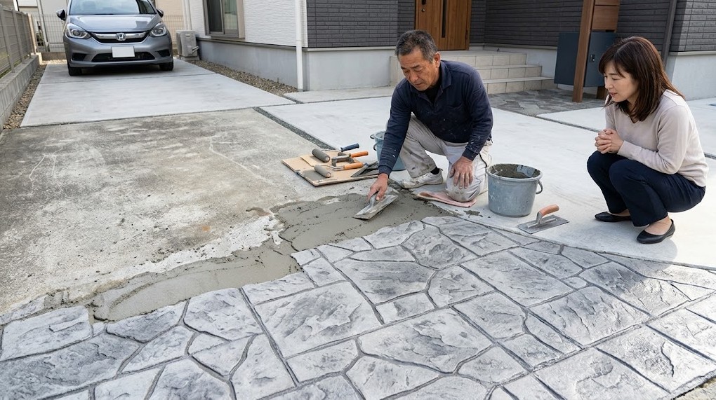 既存舗装を壊さず工期を大幅短縮