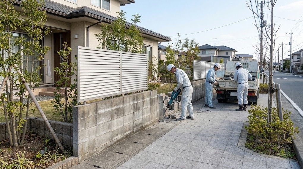 津波避難を見据えた防災外構需要
